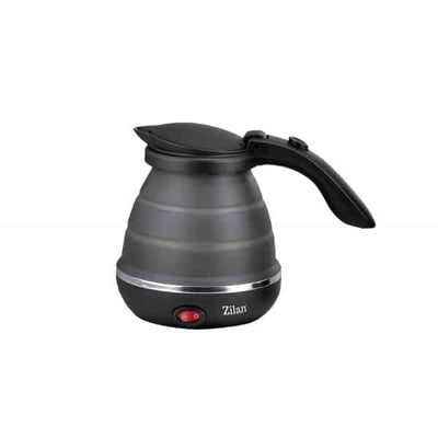 Fierbator pliabil pentru voiaj 0.5L, putere 750W, baza inox si carcasa silicon