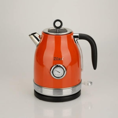 Fierbator retro 1.7L, putere 2200W, rotire 360°, indicator temperatura