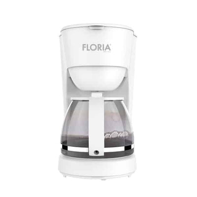Filtru cafea 600W cu vas 1.2L, oprire automata, alb