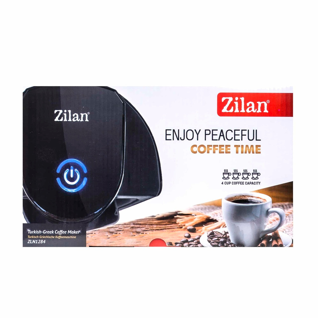 Filtru cafea Turkish/Greek 400W, capacitate 250ml, pentru 4 cesti, negru