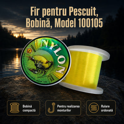 Fir pentru Pescuit, Bobină, Model 100105 – imagine principală promoțională