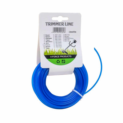Fir trimmer 2.4mm x 15m pentru taiere iarba si vegetatie usoara