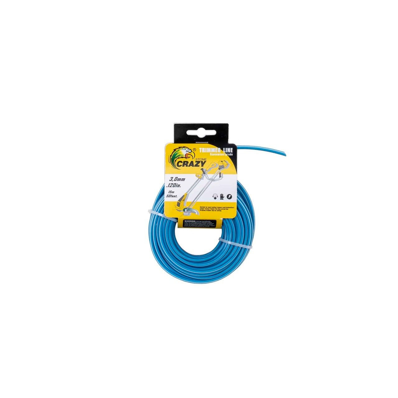 Fir trimmer 3mm x 15m bleu pentru taiat iarba si vegetatie usoara