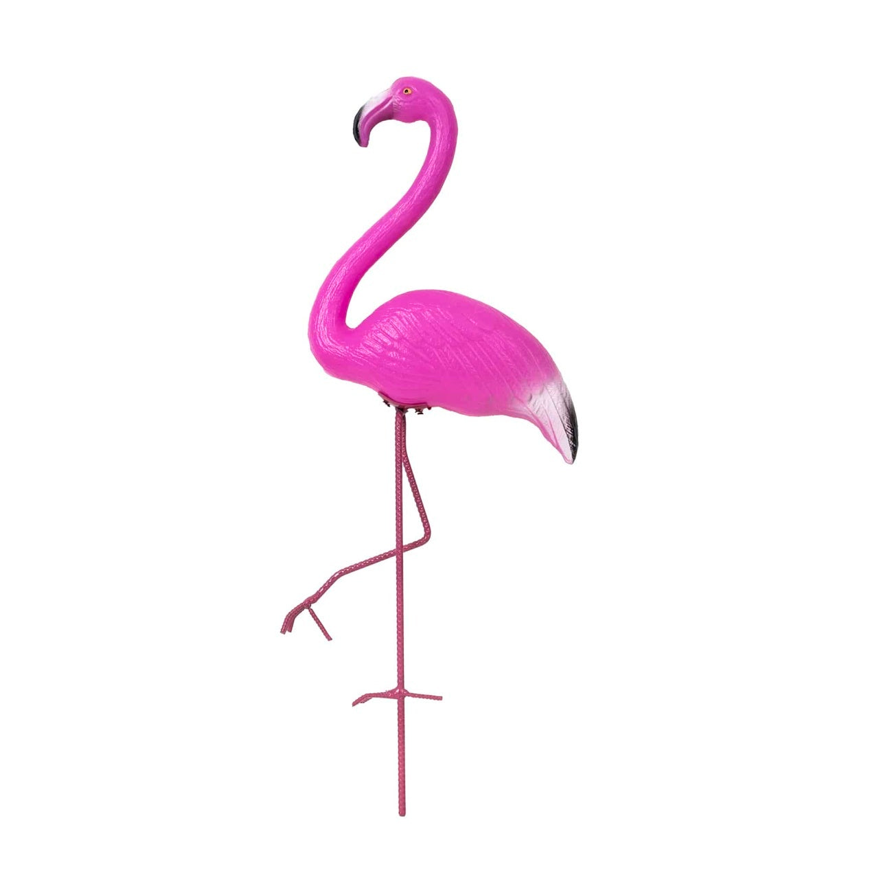 Flamingo decorativ pentru gradina, inaltime 65 cm, plastic