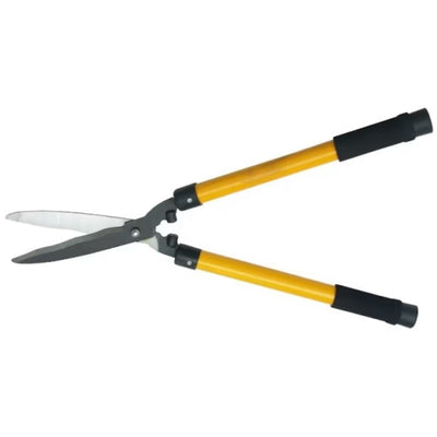 Foarfeca pentru gradinarit, cu maner telescopic, cu taiere precisa, protectie antialunecare, din metal si plastic, galben