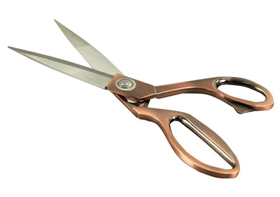 Foarfeca profesionala pentru croitorie, lama 10 cm, manere bronz, otel inoxidabil