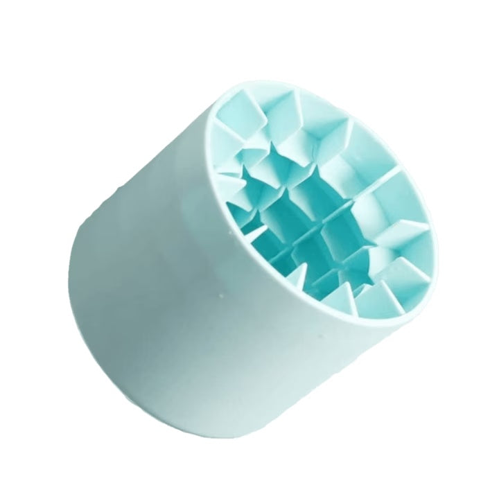 Forma pentru cuburi de gheata, din silicon fara BPA, tip frapiera, fara capac, albastru