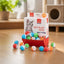 Set Jucării pentru Pisici, 60 Bile Colorate cu Clopoțel – imagine 2