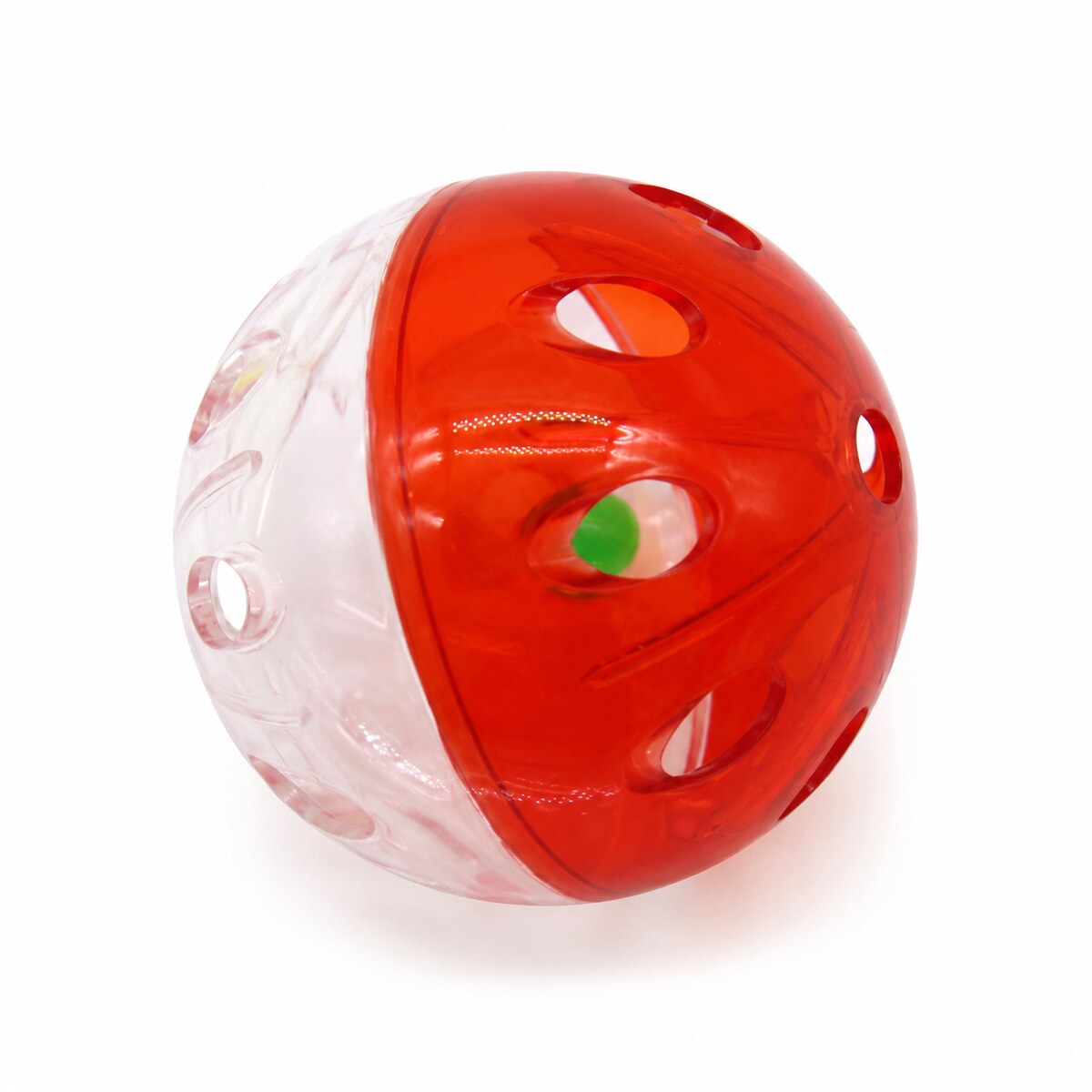 Jucărie Minge Transparentă cu Clopoțel pentru Pisici, Multicolor – imagine 1