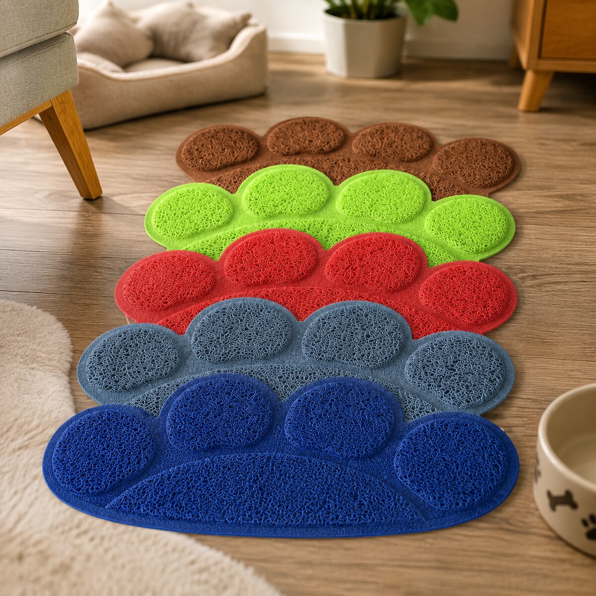 Covoraș Absorbant pentru Animale, 40x30 cm, Multicolor – imagine 2