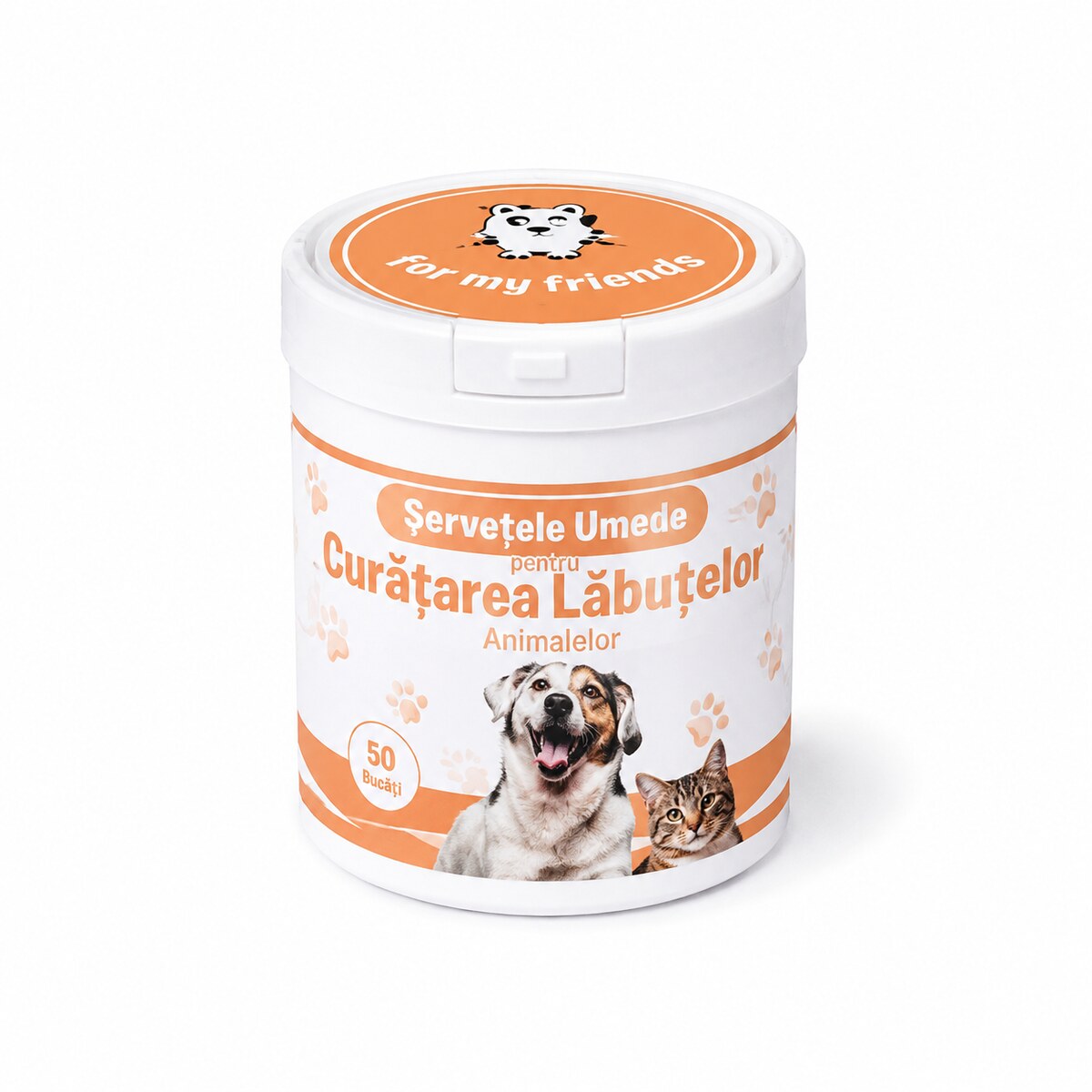 Șervețele Umede pentru Curățarea Lăbuțelor Animalelor – imagine 1
