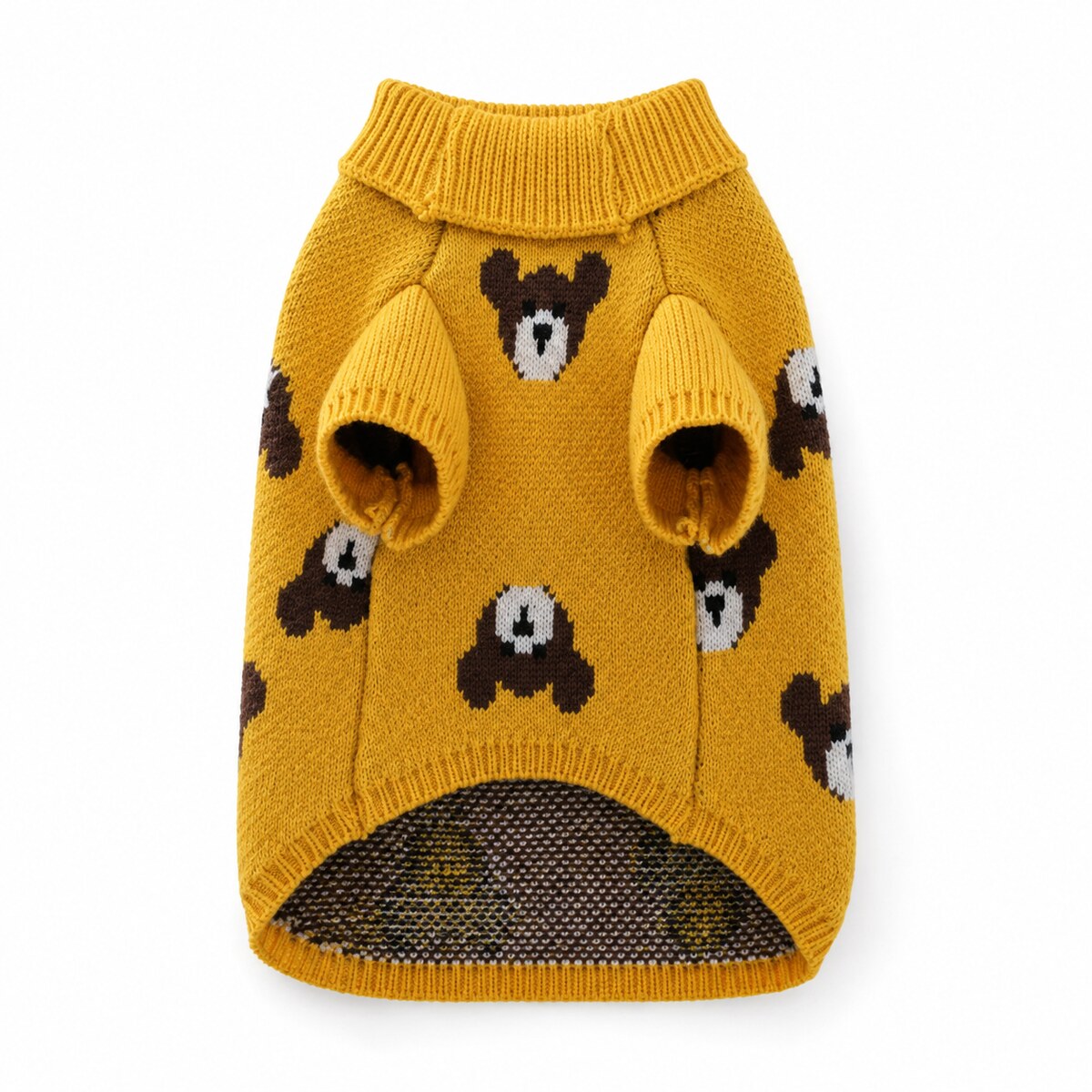 Pulover Tricotat pentru Câini Mici, Model Ursuleți – imagine 1