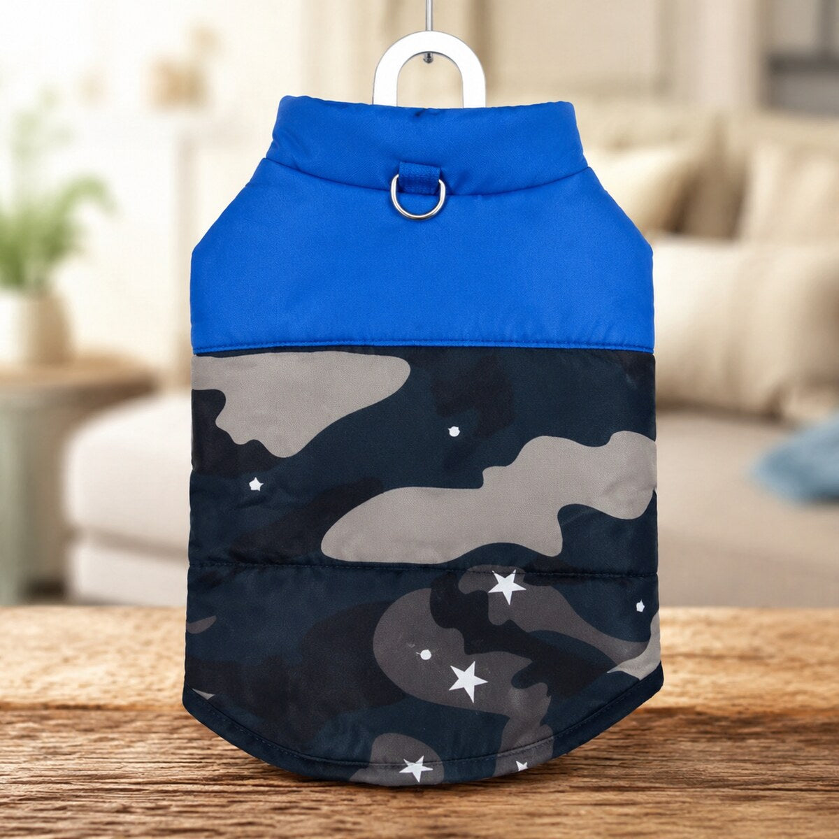 Haină Impermeabilă pentru Câini Mici, Model Camuflaj – imagine 2