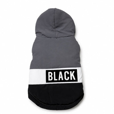 Hanorac pentru Câini Mici, Model BLACK, Gri-Negru – imagine 1