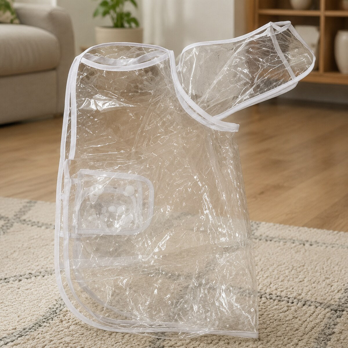 Pelerină Transparentă de Ploaie pentru Câini – imagine 2