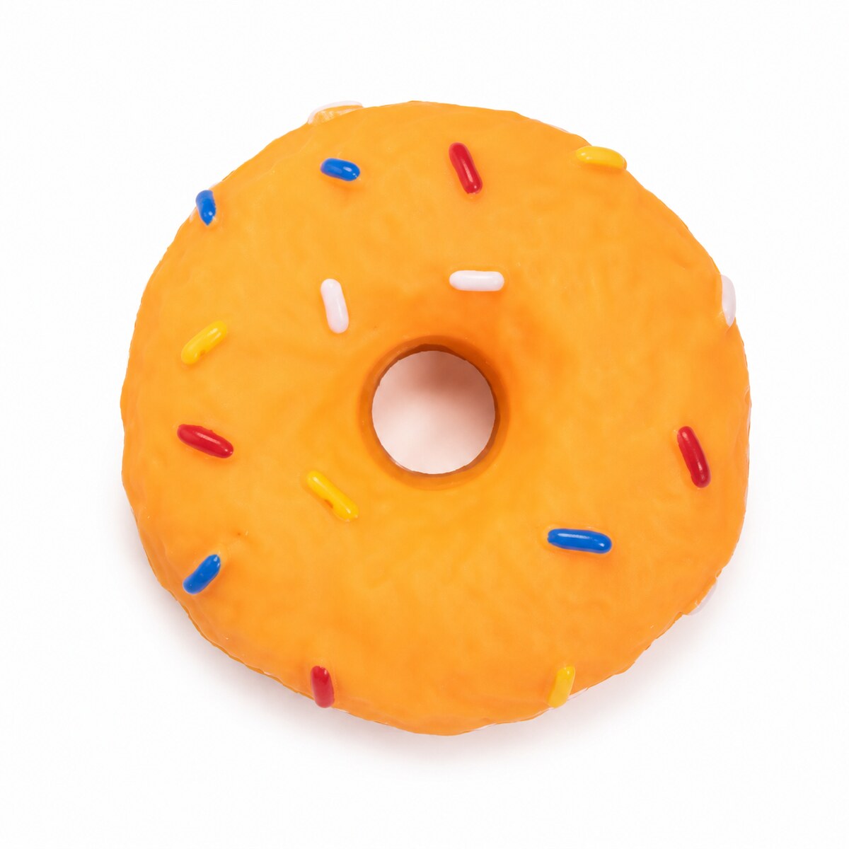 Jucărie de Ros pentru Câini tip Donut, Latex cu Sunet, Mărimea Mică – imagine 1