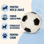 Jucărie Minge de Fotbal pentru Câini, Alb-Negru – imagine 3