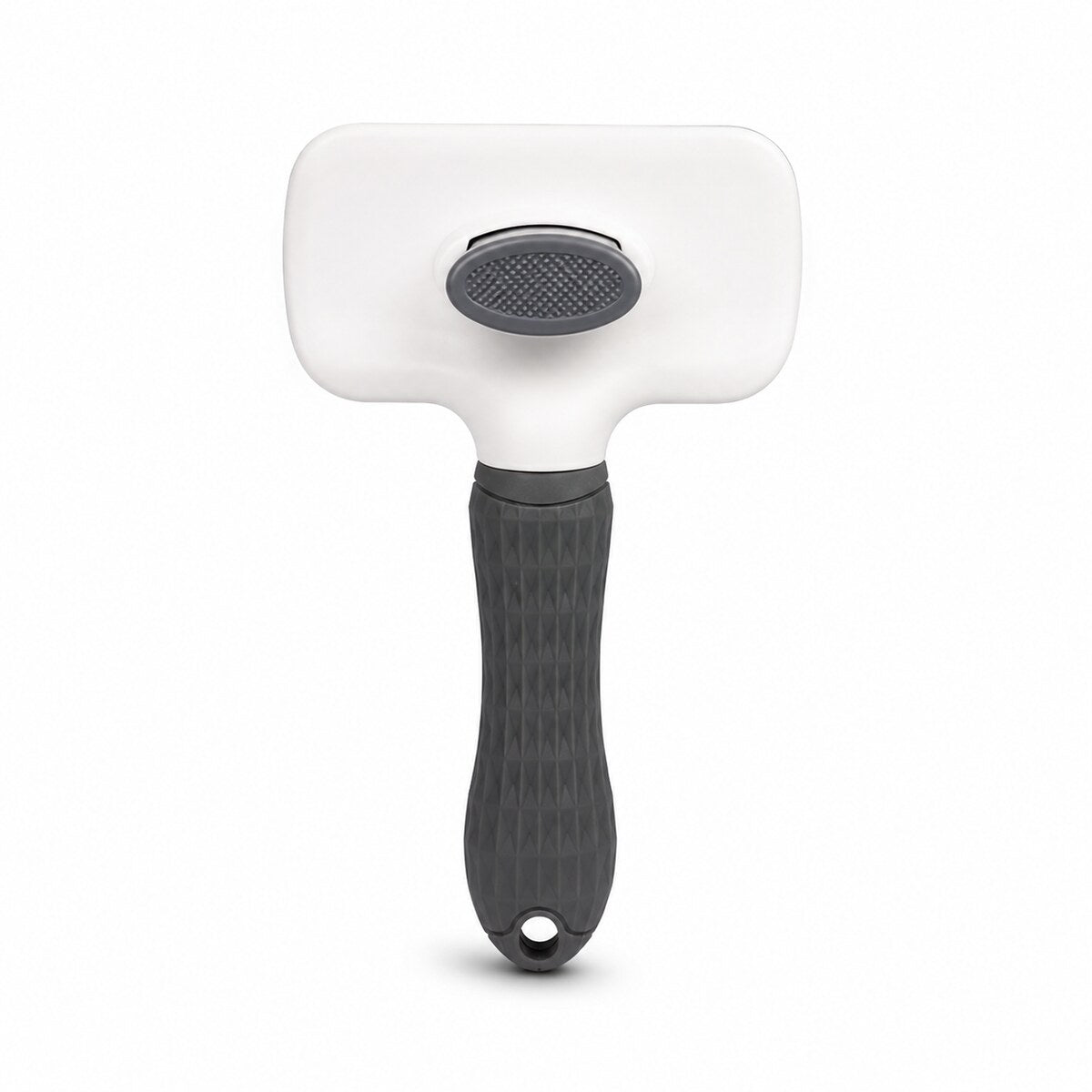 Perie Slicker pentru Câini și Pisici, Mâner Ergonomic, Negru – imagine 1
