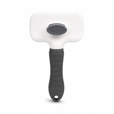 Perie Slicker pentru Câini și Pisici, Mâner Ergonomic, Negru – imagine 1