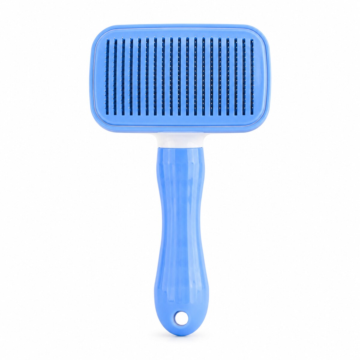 Perie Slicker pentru Câini și Pisici, Mâner Ergonomic, Albastru – imagine 1