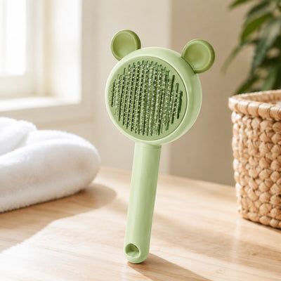 Perie cu Rezervor pentru Șampon, Masaj și Spălare Animale, Verde – imagine 2