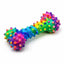 Jucărie Dentară pentru Câini tip Os cu Țepi, 15 cm, Multicolor – imagine 1