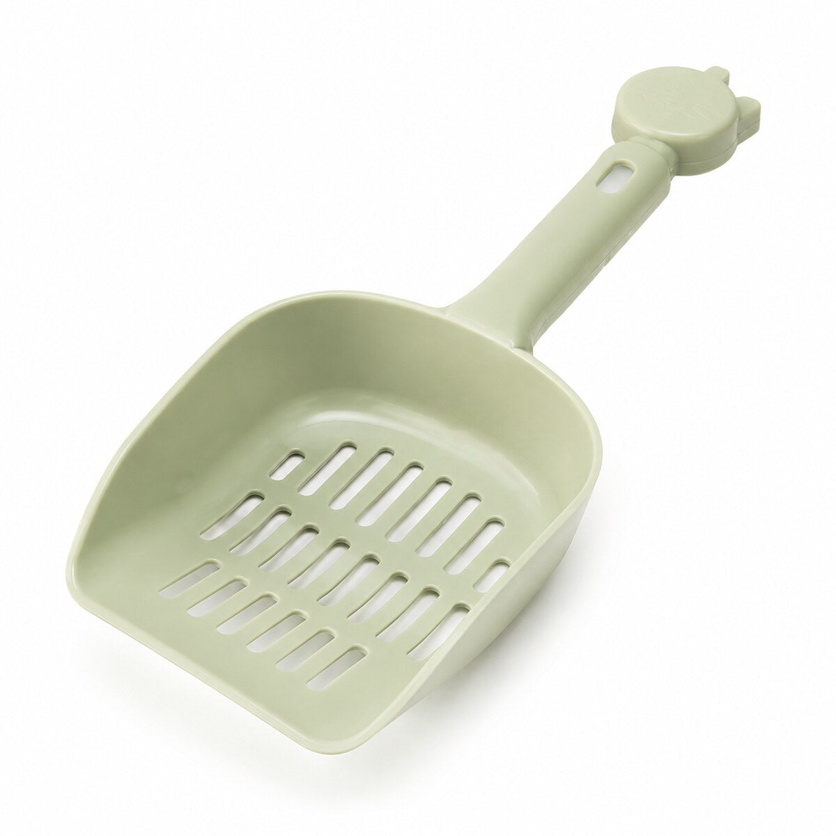 Lopățică pentru Litieră cu Sită și Mâner Lung, Verde – imagine 1