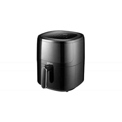 Friteuza Air Fryer 1500W, capacitate 5L, negru, display LED si control Touch