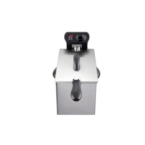 Friteuza confectionata din otel inoxidabil, putere 2180 W, cu 7 programe, capacitate 3l, sistem anti-alunecare, argintiu