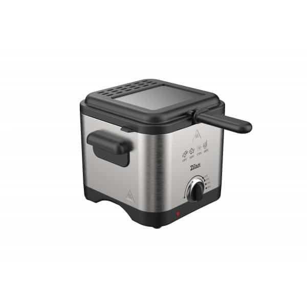 Friteuza cu aer cald 1000W, capacitate 1.5 litri, multifunctionala si compacta