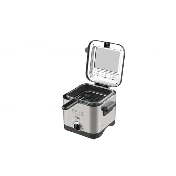 Friteuza cu aer cald 1000W, capacitate 1.5 litri, multifunctionala si compacta