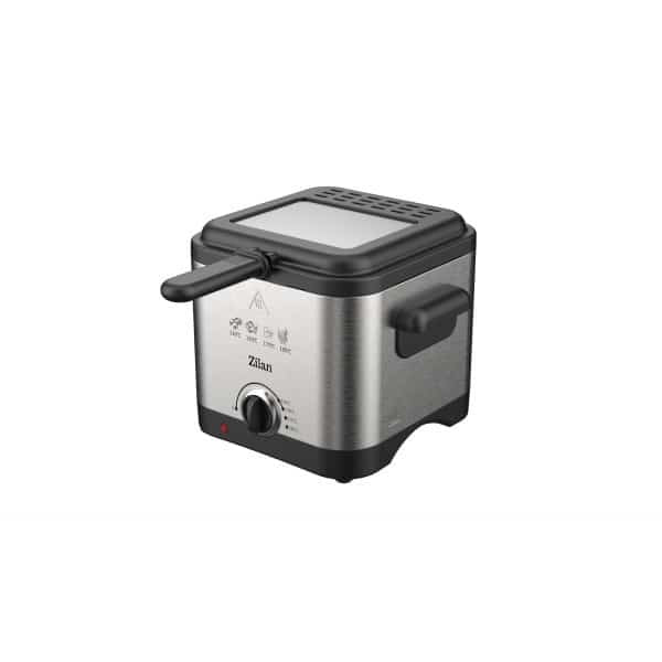 Friteuza cu aer cald 1000W, capacitate 1.5 litri, multifunctionala si compacta