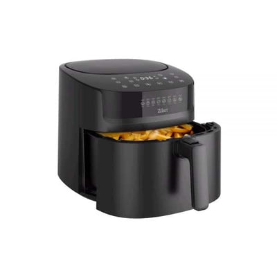Friteuza cu aer cald 1800W, capacitate 6.5L, ecran digital, negru