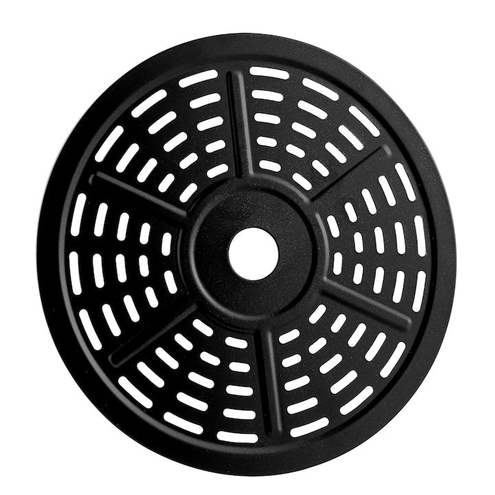 Friteuza cu aer cald, cu afisaj digital, LCD Touch control, putere 1400W, capacitate 6L, cu 6 programe de gatire, negru
