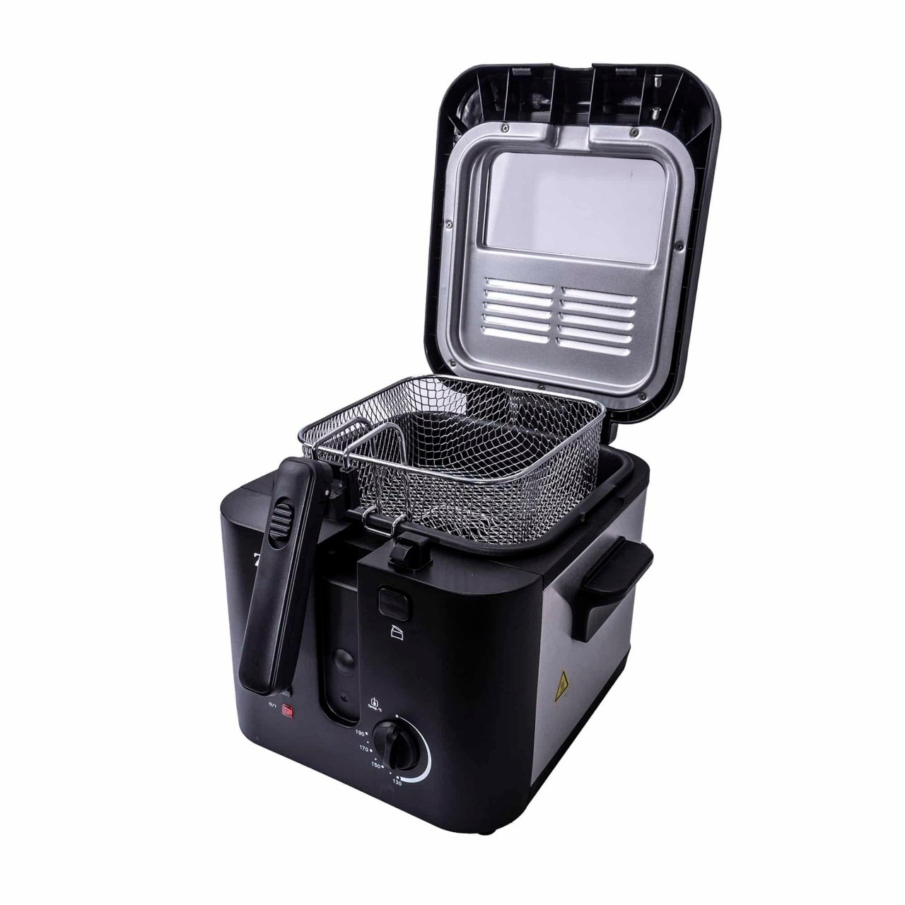 Friteuza cu putere 1600W si capacitate ulei 2.5L cu termostat si filtru detasabil