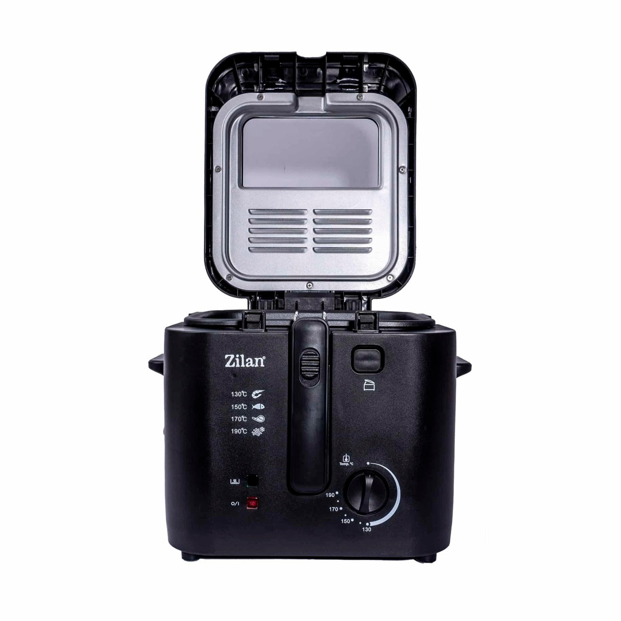 Friteuza cu putere 1600W si capacitate ulei 2.5L cu termostat si filtru detasabil