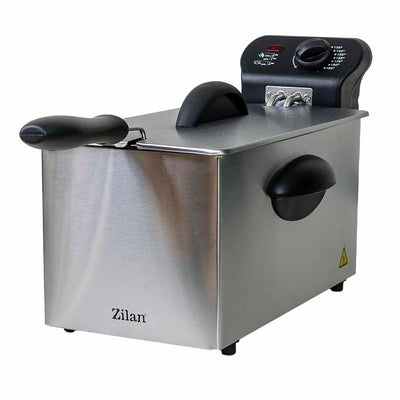 Friteuza inox 3L cu termostat reglabil si putere 2180W, 7 programe, siguranta anti-alunecare