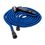 Furtun de gradina extensibil 5-15m cu pistol de udat si 7 functii, albastru