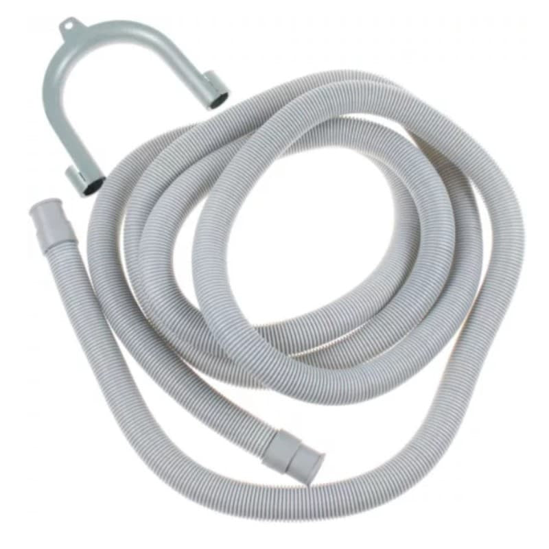 Furtun evacuare masina de spalat, 2m, PVC, gri, universal