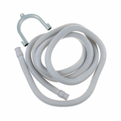 Furtun evacuare masina de spalat, 3 metri, PVC, culoare gri