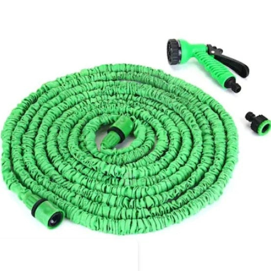 Furtun extensibil pentru gradina FOXMAG24, presiune reglabila, pistol inclus, expandabil, pulverizare rapida, 30 m