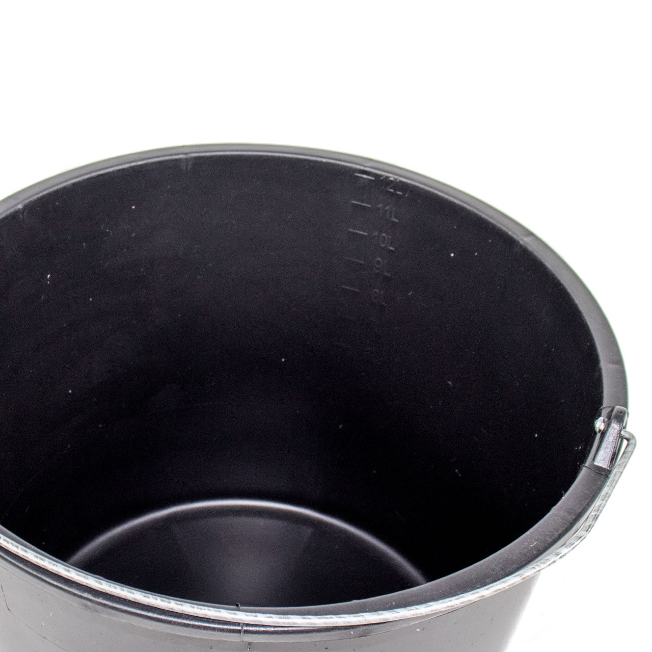 Galeata uz casnic 12L din plastic cu maner metalic, rezistenta si flexibila