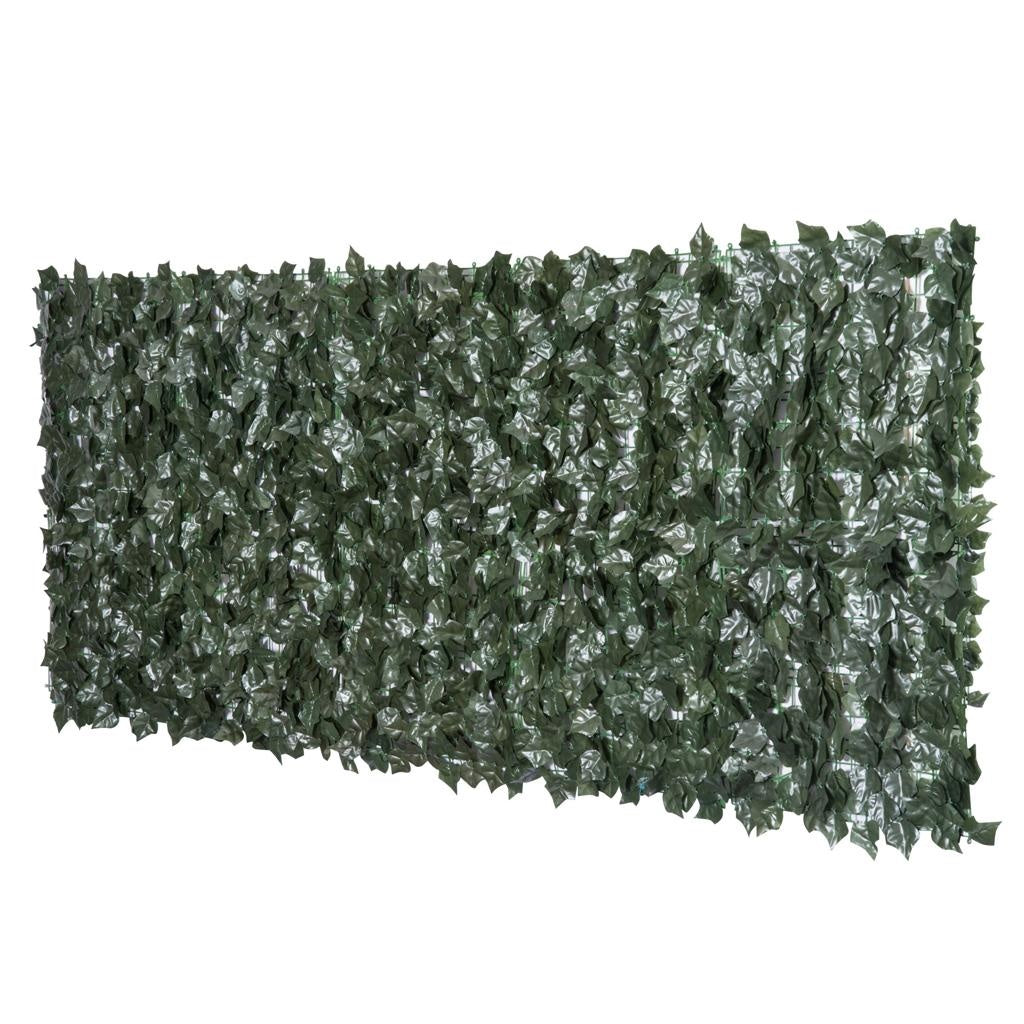 Gard artificial cu frunze pentru gradina 100 x 100 cm