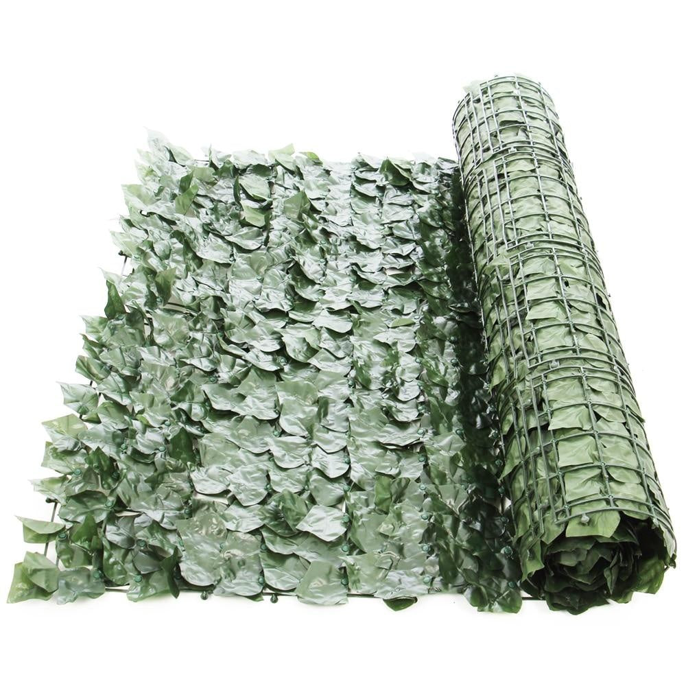 Gard artificial cu frunze pentru gradina 100 x 100 cm