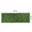 Gard artificial cu frunze, tip frunza, Atelier Scop®, Verde Colorat, 300x100cm