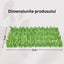 Gard viu artificial decorativ, frunze verzi naturale, dimensiuni 3m x 1m, verde deschis, ideal pentru decorarea gradinii, balconului, gardurilor sau teraselor, usor de montat, design realist pentru un aspect mereu proaspat si elegant