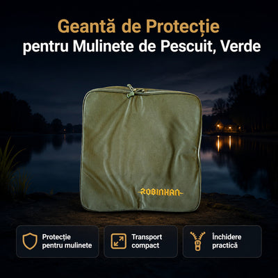 Geantă de Protecție pentru Mulinete de Pescuit, Verde – imagine principală promoțională