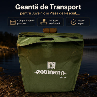 Geantă de Transport pentru Juvelnic și Plasă de Pescuit, Verde – imagine principală promoțională