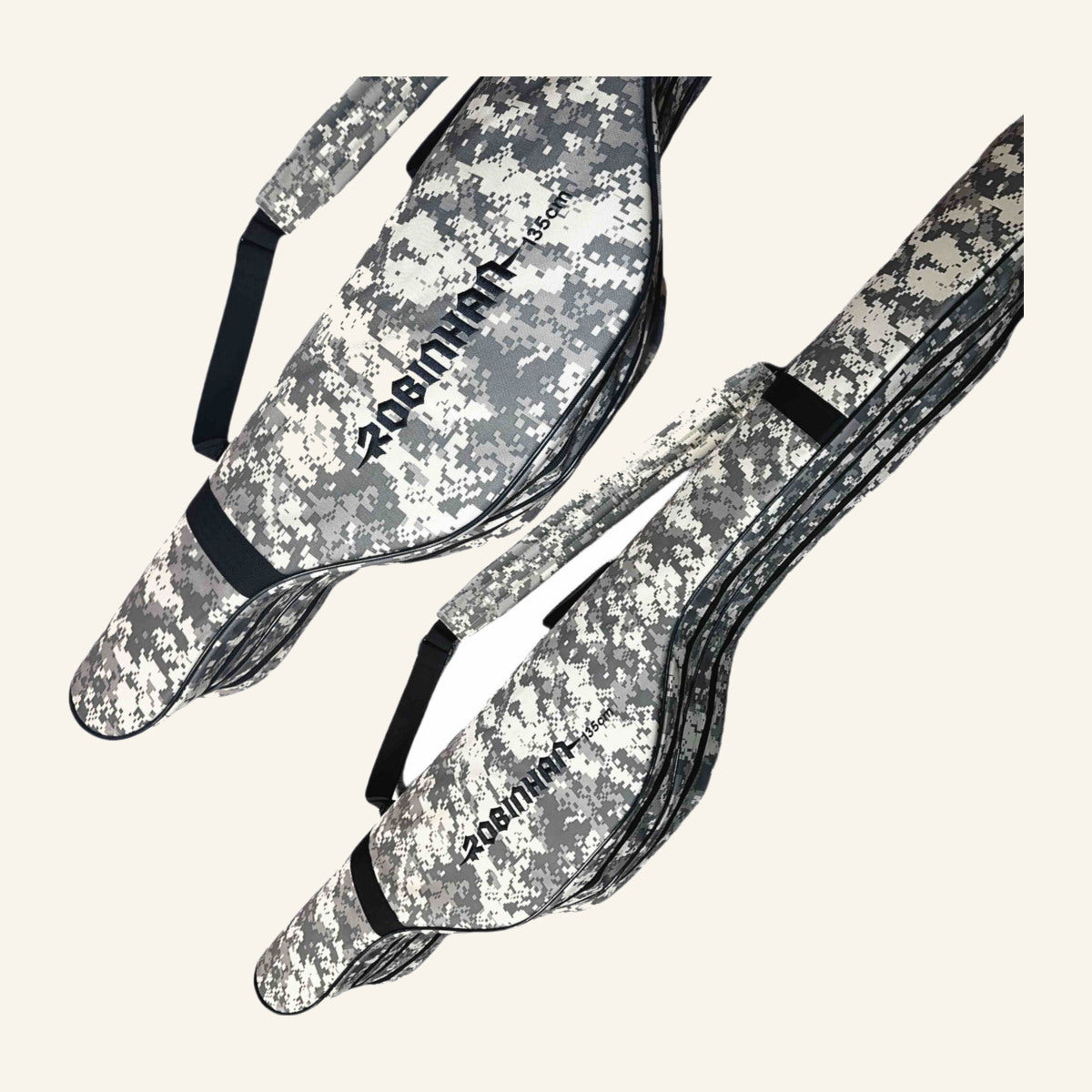 Geantă pentru Echipament de Pescuit, Camuflaj, 135 cm – imagine de catalog pe fundal alb cald