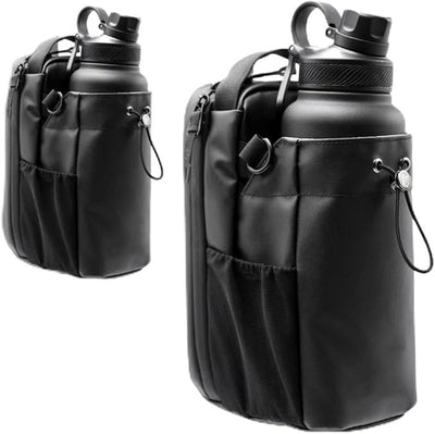 Ghiozdan fitness magnetic pentru sala de sport, suport portabil pentru sticla de apa, accesorii antrenament, unisex, compact si rezistent, negru